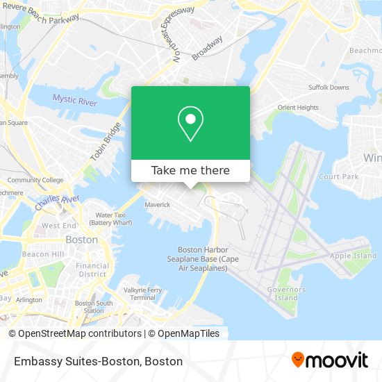 Mapa de Embassy Suites-Boston