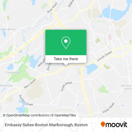 Mapa de Embassy Suites-Boston Marlborough