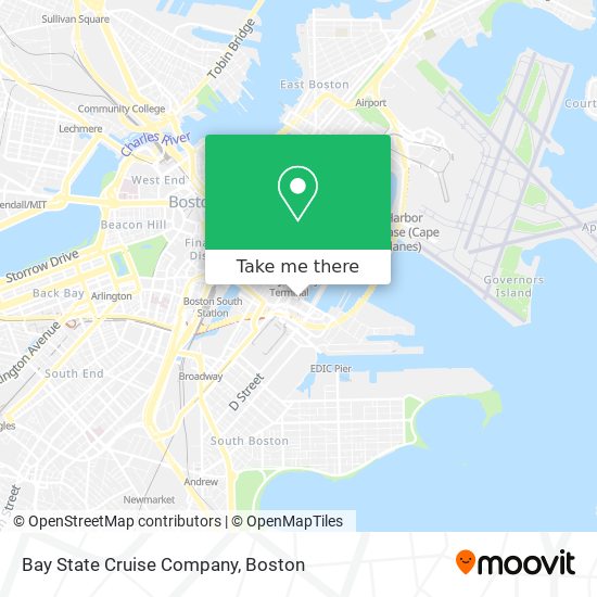 Mapa de Bay State Cruise Company