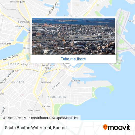 South Boston Waterfront map