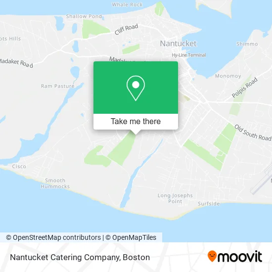 Nantucket Catering Company map