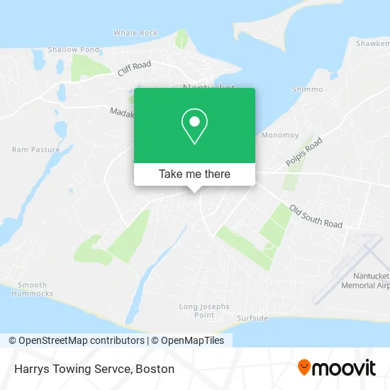Harrys Towing Servce map