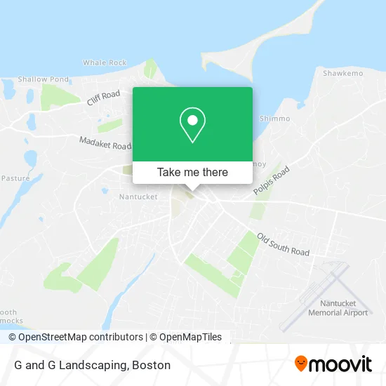 G and G Landscaping map