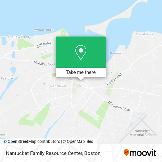 Nantucket Family Resource Center map