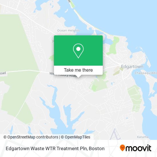 Mapa de Edgartown Waste WTR Treatment Pln