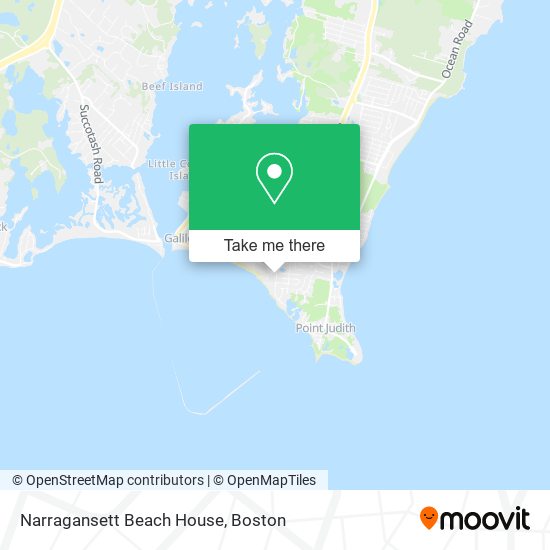 Narragansett Beach House map