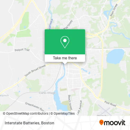 Interstate Batteries map