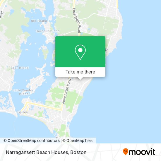 Mapa de Narragansett Beach Houses