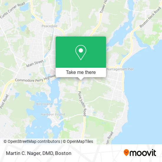 Martin C. Nager, DMD map