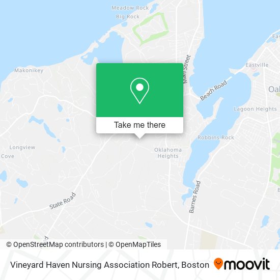 Vineyard Haven Nursing Association Robert map