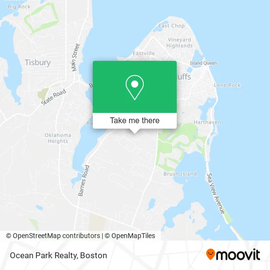 Ocean Park Realty map