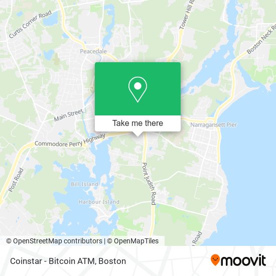 Mapa de Coinstar - Bitcoin ATM