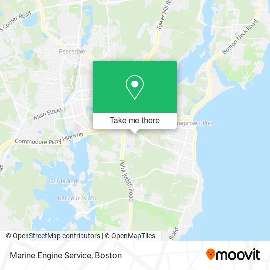 Marine Engine Service map