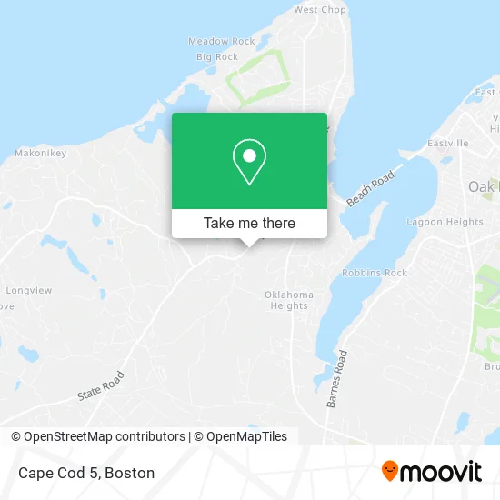 Cape Cod 5 map