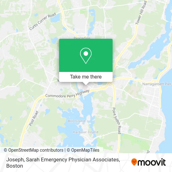 Joseph, Sarah Emergency Physician Associates map