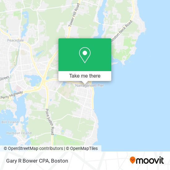 Gary R Bower CPA map