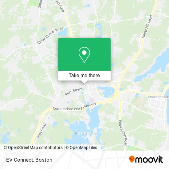 EV Connect map