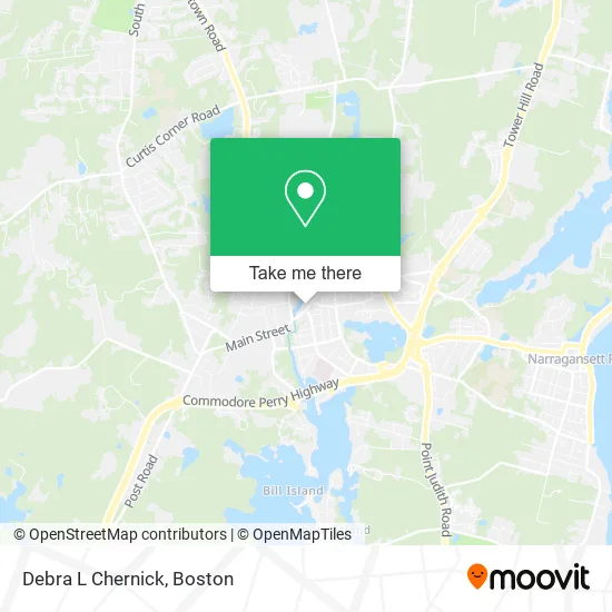 Debra L Chernick map