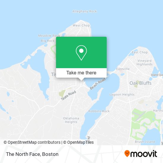 Mapa de The North Face