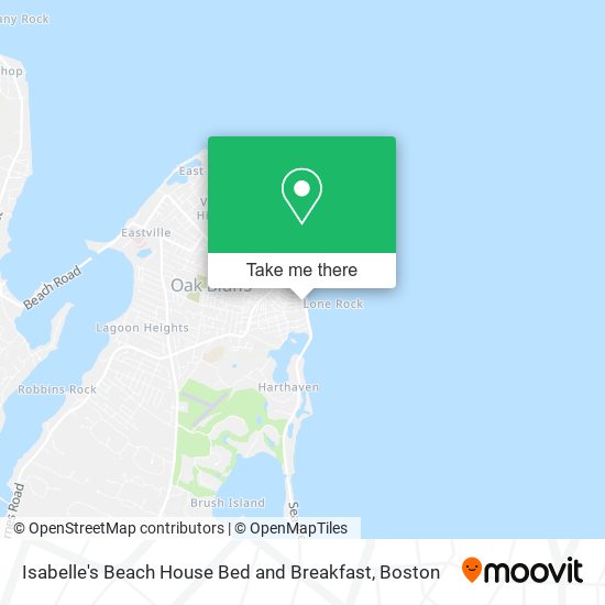 Mapa de Isabelle's Beach House Bed and Breakfast