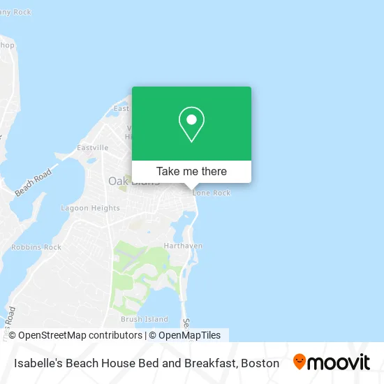 Isabelle's Beach House Bed and Breakfast map