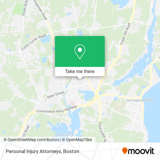 Personal Injury Attorneys map