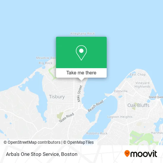 Arba's One Stop Service map