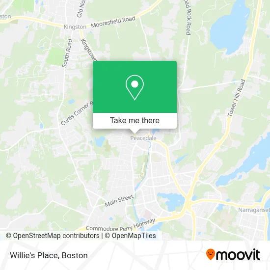 Willie's Place map