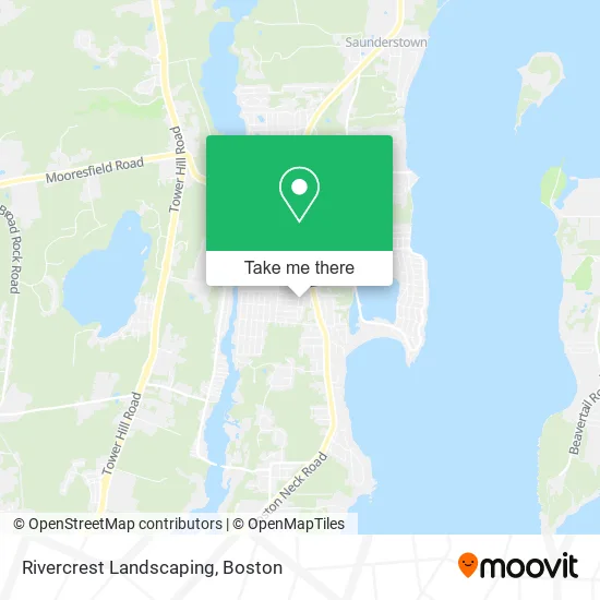 Rivercrest Landscaping map