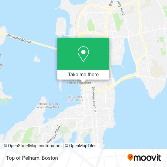 Top of Pelham map