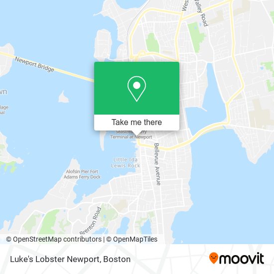 Mapa de Luke's Lobster Newport