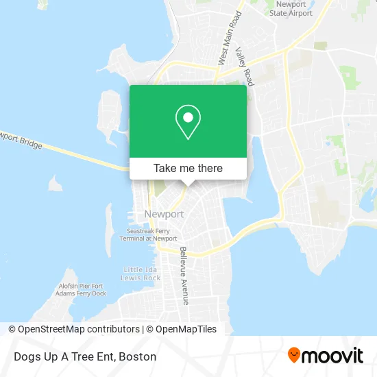 Dogs Up A Tree Ent map