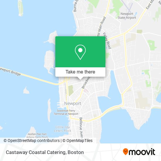 Castaway Coastal Catering map