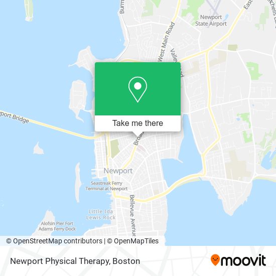 Newport Physical Therapy map