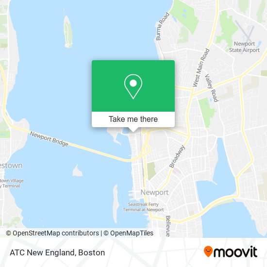ATC New England map