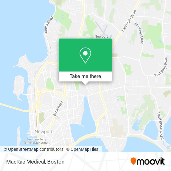 MacRae Medical map