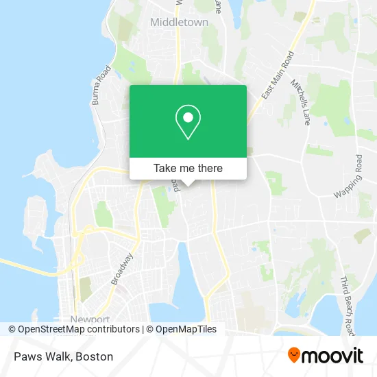 Mapa de Paws Walk