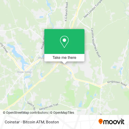 Coinstar - Bitcoin ATM map