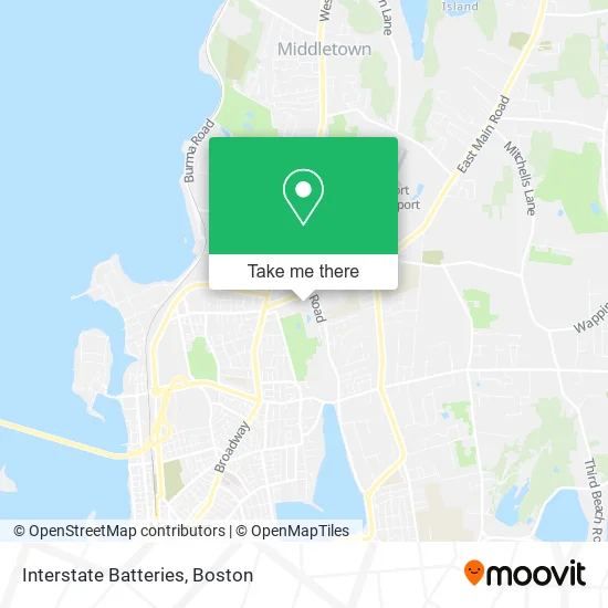 Mapa de Interstate Batteries