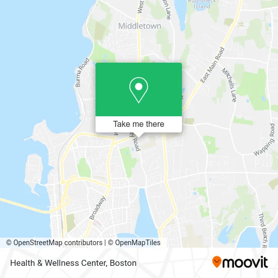 Health & Wellness Center map