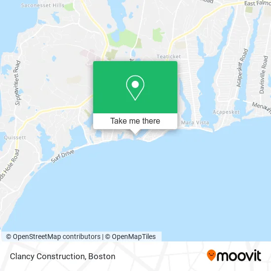 Clancy Construction map