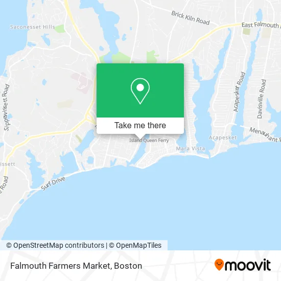 Falmouth Farmers Market map