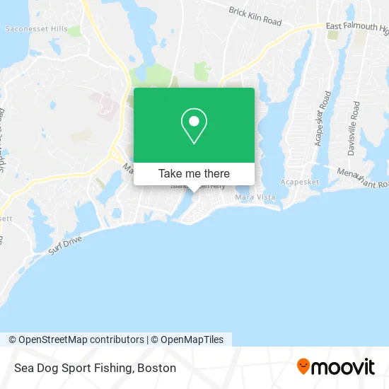 Sea Dog Sport Fishing map