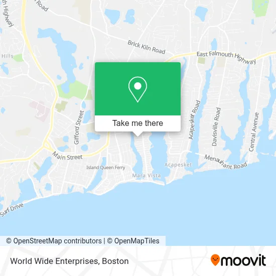 World Wide Enterprises map