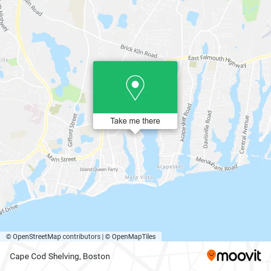 Mapa de Cape Cod Shelving