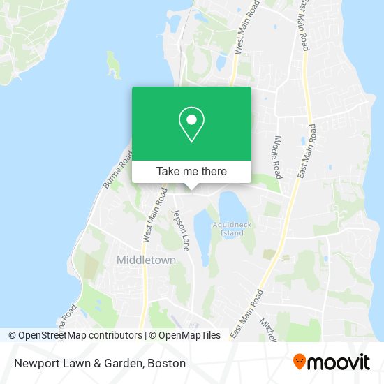 Mapa de Newport Lawn & Garden