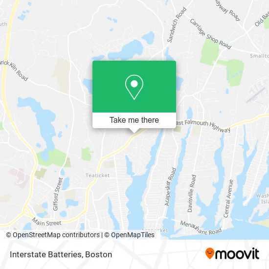 Interstate Batteries map