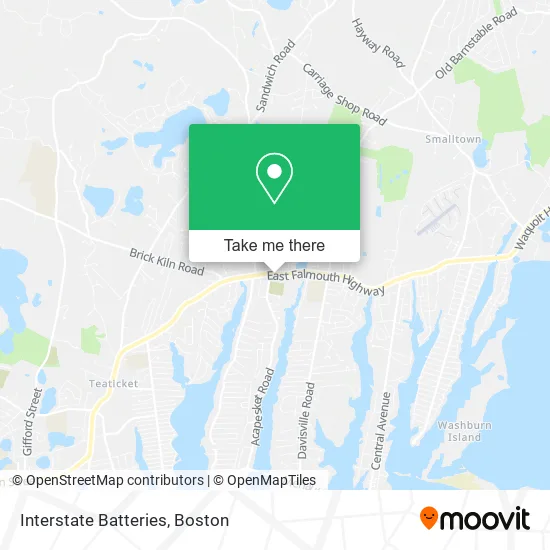 Interstate Batteries map