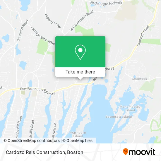 Cardozo Reis Construction map