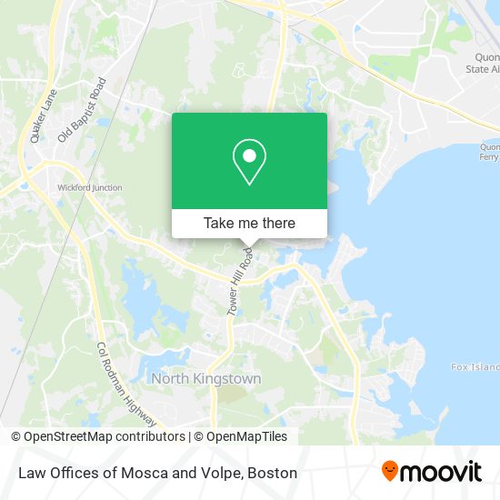 Law Offices of Mosca and Volpe map